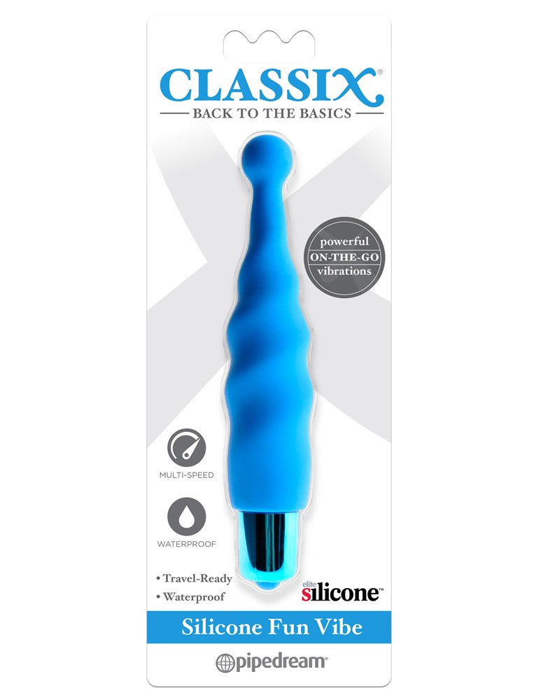 Classix Silicone Fun Waterproof Bullet Vibrator - - Bullet Vibrators