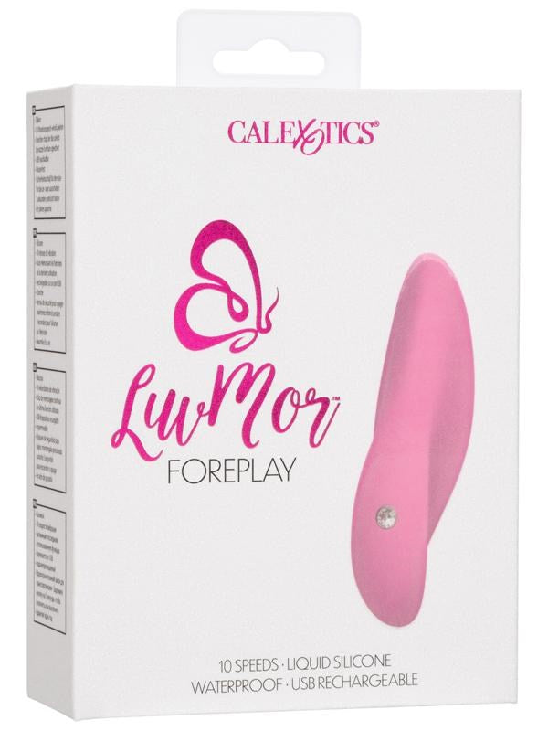LuvMor Foreplay Rechargeable Clitoral Vibrator - - Clit Ticklers and Pulsators