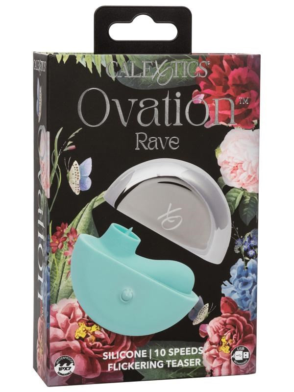 Ovation Rave 10 Functions Clitoral Vibrator - - Clit Ticklers and Pulsators