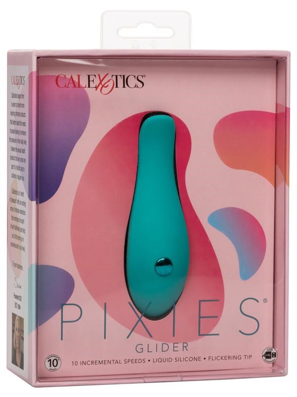 Pixies Glider 10 Functions Clitoral Stimulator - - Clit Ticklers and Pulsators