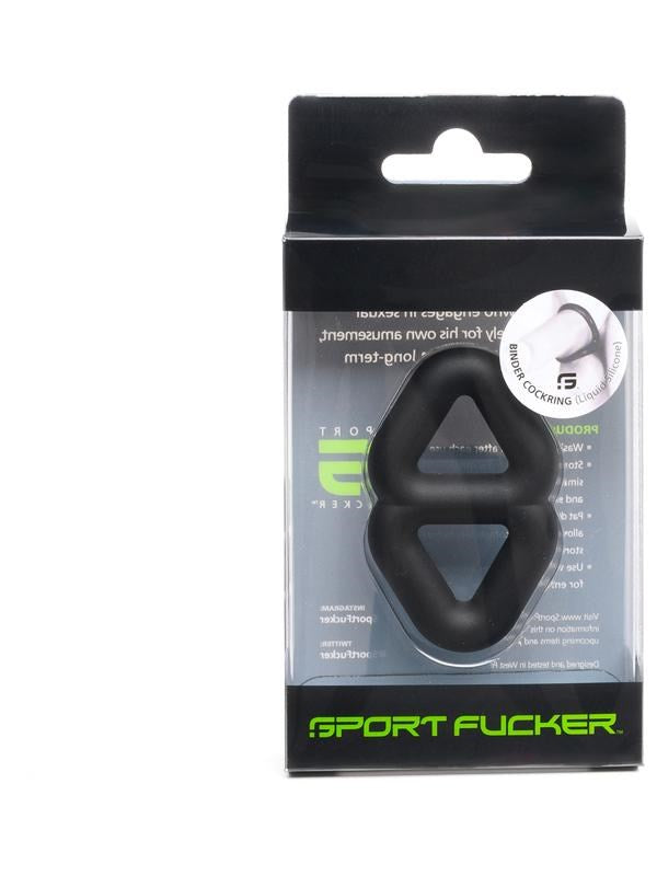 Sport Fucker Binder Stretchy Silicone Cock Ring - - Stretchy Cock Rings