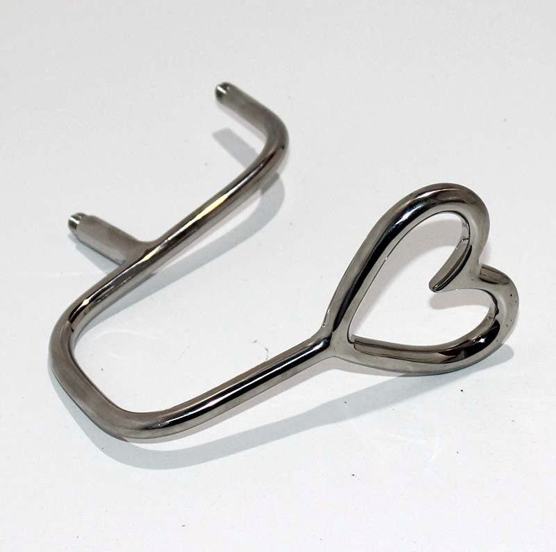 Heart Double T-Bar Attachment - - Breast and Nipple Toys