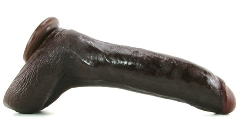 Icon Male Flash Brown 11 inch Vibrating Cock - - Realistic Dildos