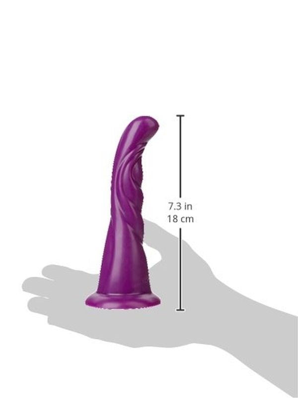 Doc Johnson Vac-U-Lock The Beauty Strap On Purple - Strap On Sextoys