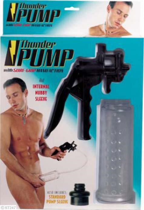 Thunder Pump With Sure Grip Hand Action - - Penis Pumps And Stretchers