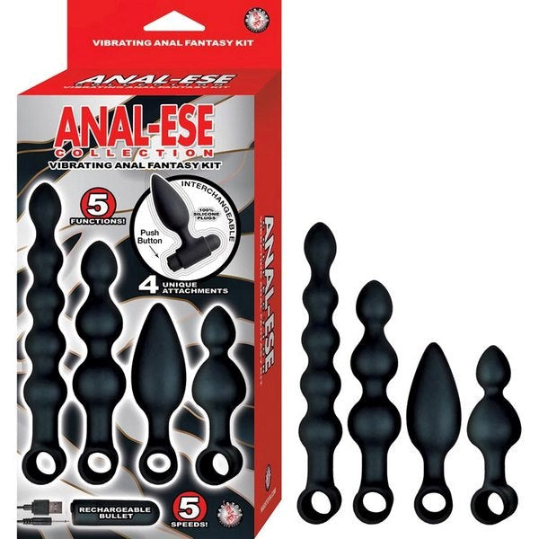 ANAL-ESE Vibrating Anal Exploration Kit - Sensual Pleasure Unleashed - Butt Plugs