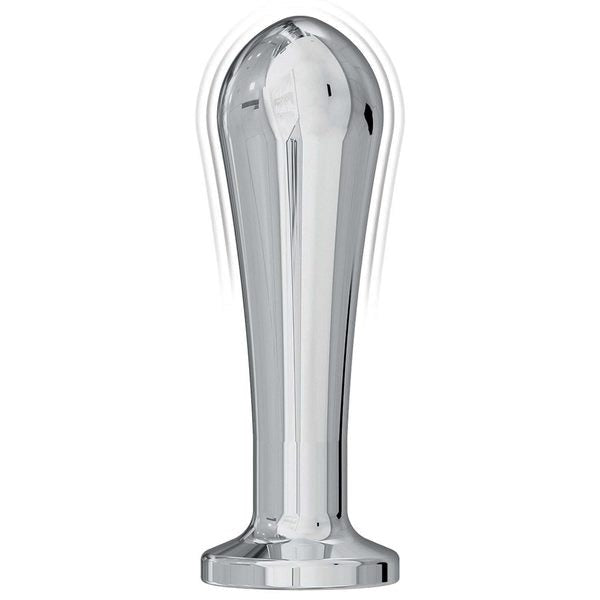 Pleasure-Enhancing Remote Vibrating Metal Anal Plug - Anal Vibrators