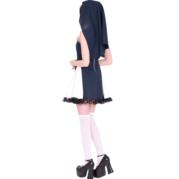 Starfire Daydream Navy Nun Costume - Captivating Allure - Fancy Dress Ups