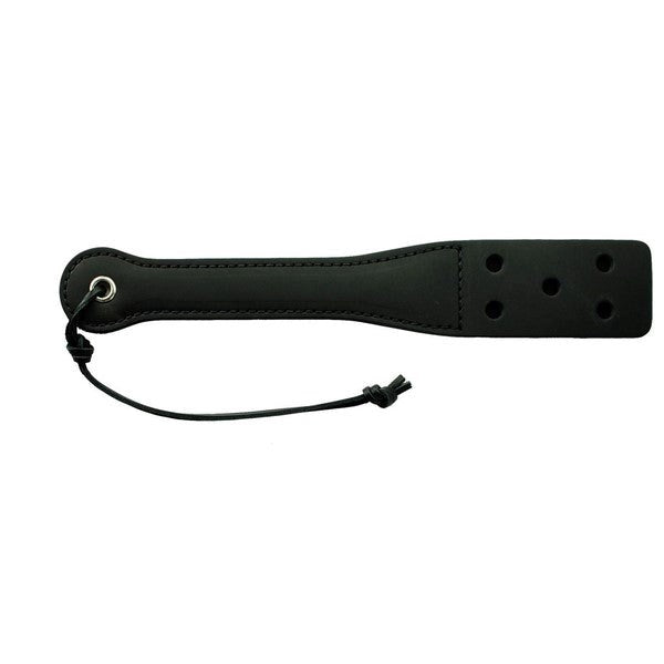Spartacus Enterprises - 12-inch Black Latigo Leather Slapper - Paddles And Slappers