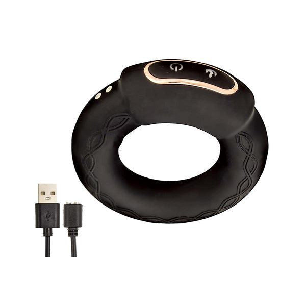 COCKPOWER Heat Up Vibrating Cock Ring Rechargeable - Vibrating Cock Rings