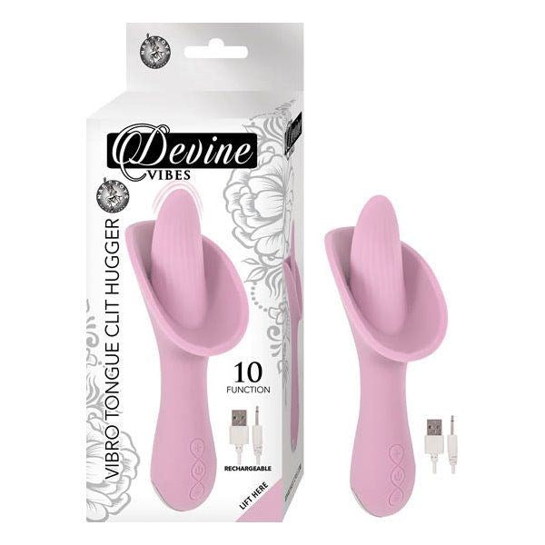 DEVINE VIBES Rechargeable Clit Pleasure Massager - Clit Ticklers and Pulsators