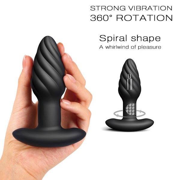 DORCEL Spin Rimming Pleasure Plug - 360° Rotating Delight - Butt Plugs