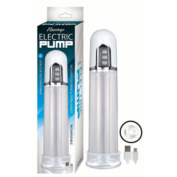 Nasstoys Rechargeable Electric Penis Pump - Enhance Stamina & Pleasure - Penis Pumps And Stretchers