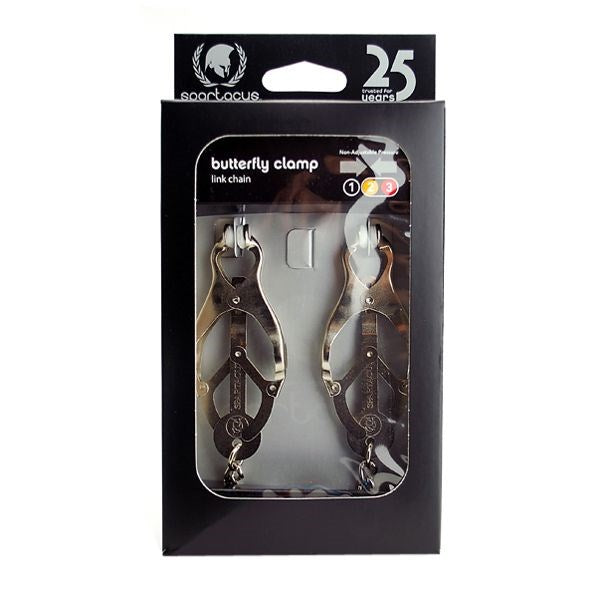 Luxurious Butterfly Nipple Clamps for Sensual Pleasure - Nipple and Clit Clamps