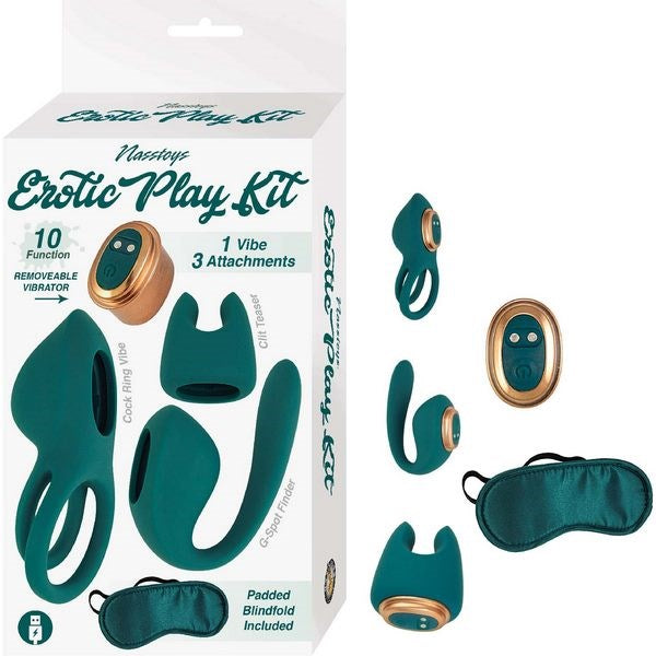 Nasstoys Sensual Exploration Kit - Vibrator with Attachments - Sex Kits