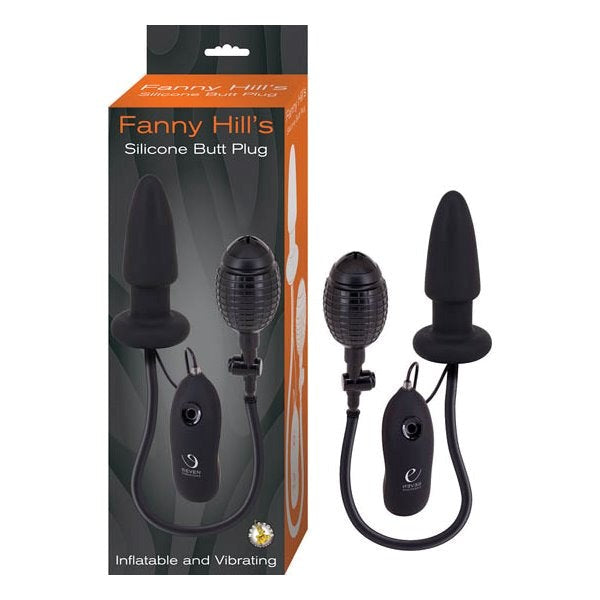 FANNY HILLS Silicone Inflatable & Vibrating Pleasure Plug - Inflatable Dildos and Vibrators