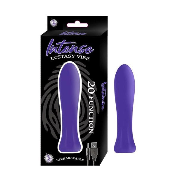 INTENSE Ecstasy 4.5" Rechargeable Silicone Vibe - Bullet Vibrators