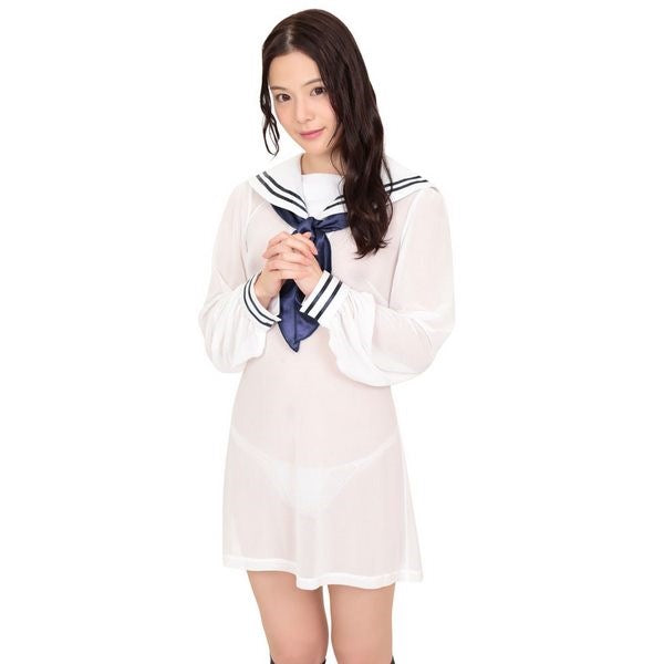 Starfire Daydream - Captivating Sailor-Inspired Mesh Dress - Kimono's and Gowns
