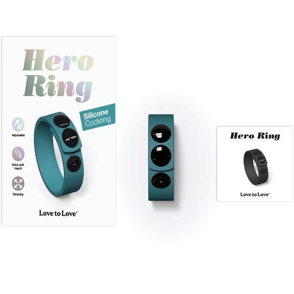 LOVE TO LOVE Pleasure-Enhancing Silicone Cock Ring - Stretchy Cock Rings