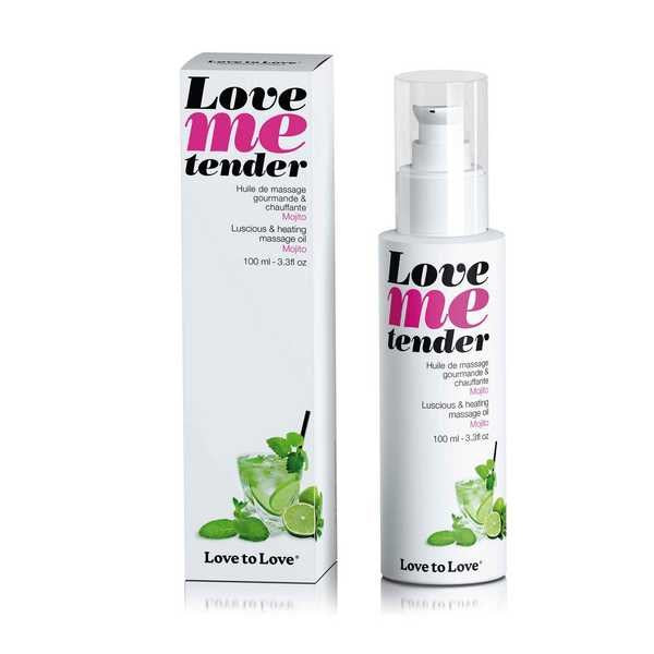 LOVE TO LOVE Mojito-Infused Warming Massage Oil - Massage Oils and Lubricants