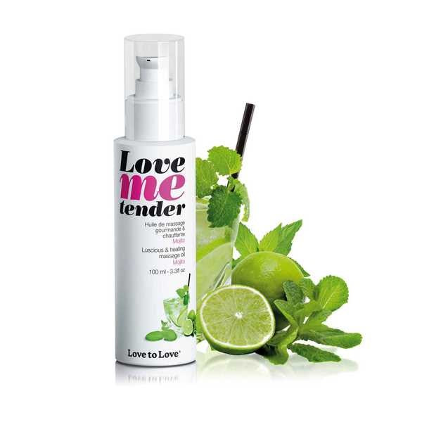 LOVE TO LOVE Mojito-Infused Warming Massage Oil - Massage Oils and Lubricants