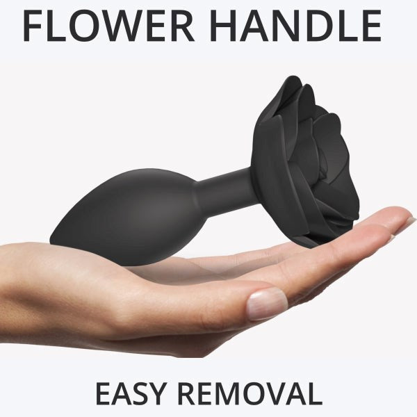 OPEN ROSES - Elegant Silicone Anal Pleasure Plug - Butt Plugs