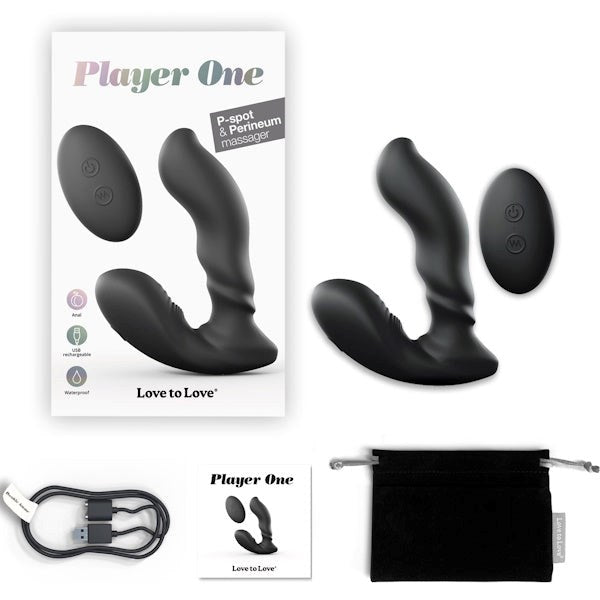 LOVE TO LOVE Player One - Dual-Motor Prostate Massager for Powerful Stimulation - Prostate Toys