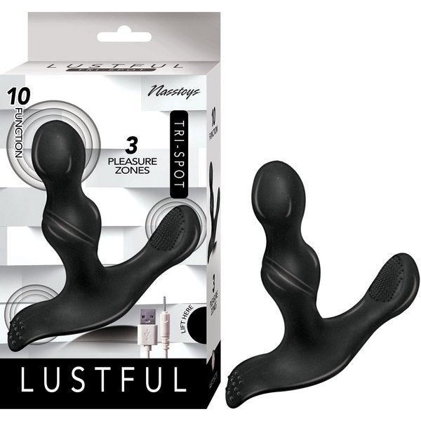 Nasstoys LUSTFUL Tri-Spot Pleasure Massager - Prostate Toys