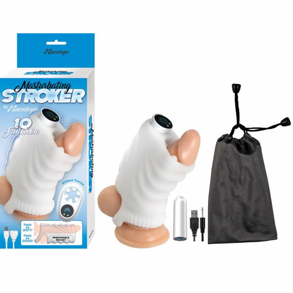 Nasstoys Vibrating Silicone Stroker - Intense Pleasure, Discreet Design - Masturbators and Strokers