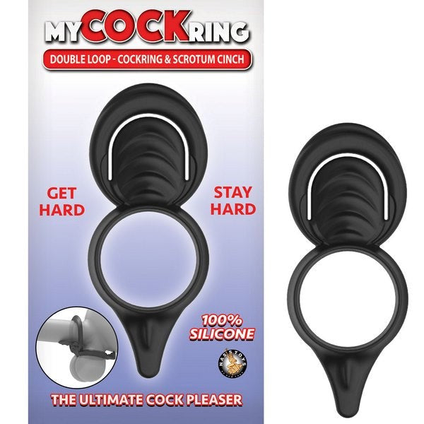 MY COCKRING - Dual-Loop Silicone Enhancer for Harder, Longer Performance - Stretchy Cock Rings
