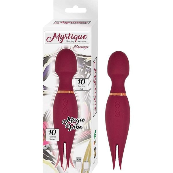 Nasstoys MYSTIQUE - Dual-Motor Silicone Massager - Body Wands