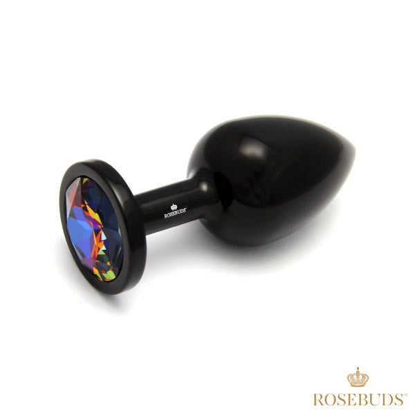 Rosebuds Premium Crystal-Topped Aluminium Butt Plug - Butt Plugs