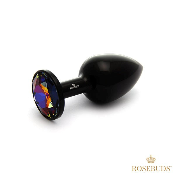Rosebuds Premium Crystal Aluminium Butt Plug - Indulge in Luxurious Anal Play - Butt Plugs