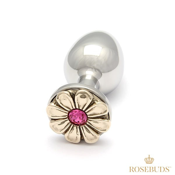 Rosebuds Luxe Steel Anal Plug - Exquisite Pleasure and Elegance - Butt Plugs