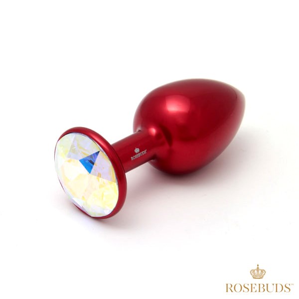 Rosebuds Luxe Gem-Tipped Aluminum Anal Plug - Butt Plugs
