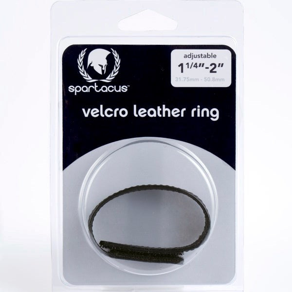 Adjustable Leather Pleasure Ring by Spartacus Enterprises - Cock Rings