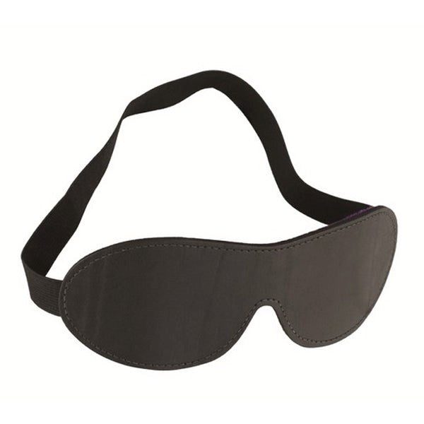 Spartacus Total Immersion - Contoured Leather & Fur Blindfold - Masks And Blindfolds