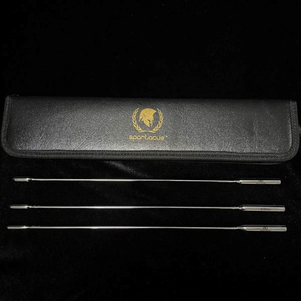 Spartacus Enterprises - Smooth Stainless Steel Urethral Sounds Kit - Urethral Sounds