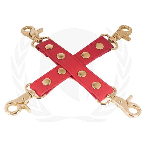 Spartacus Vegan Hog Tie - Vibrant Red BDSM Accessory - Cuffs and Restraints