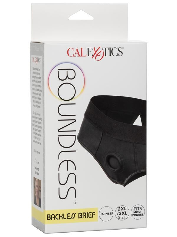 Boundless Backless Harness Compatible Brief 2XL/3XL - - Strap On Sextoys