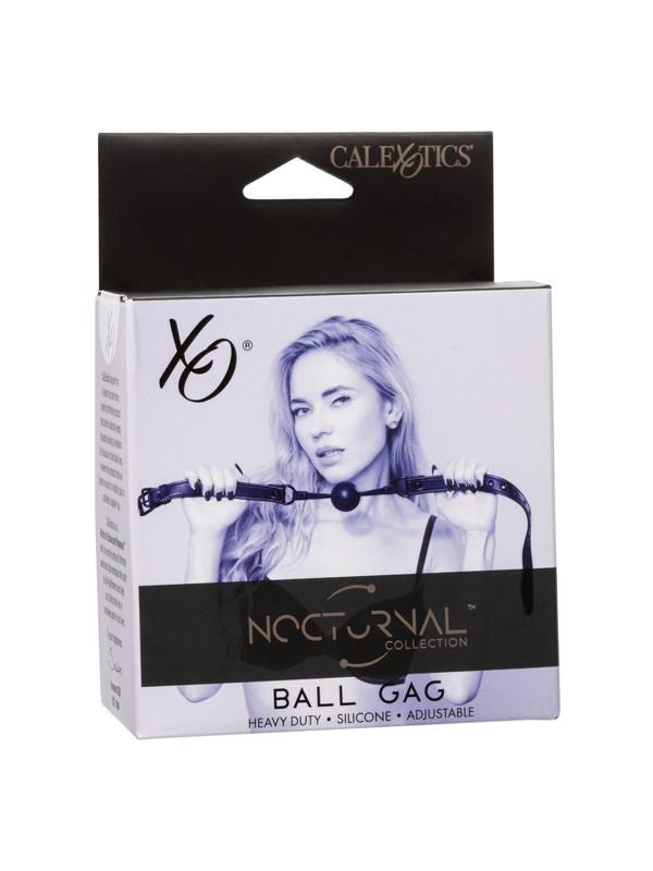 Nocturnal Collection BDSM Play Ball Gag - - Bondage Gags and Bits
