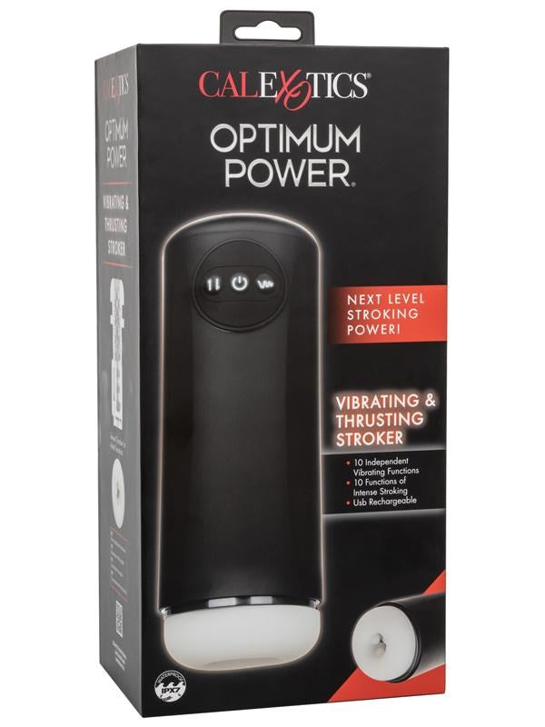 Optimum Power Vibrating and Thruster Male Stroker - - Masturbators and Strokers