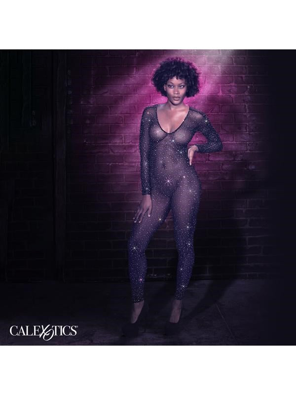 Radiance Crotchless Full Bodysuit with Crotchless Design - - Teddies and Bodysuits