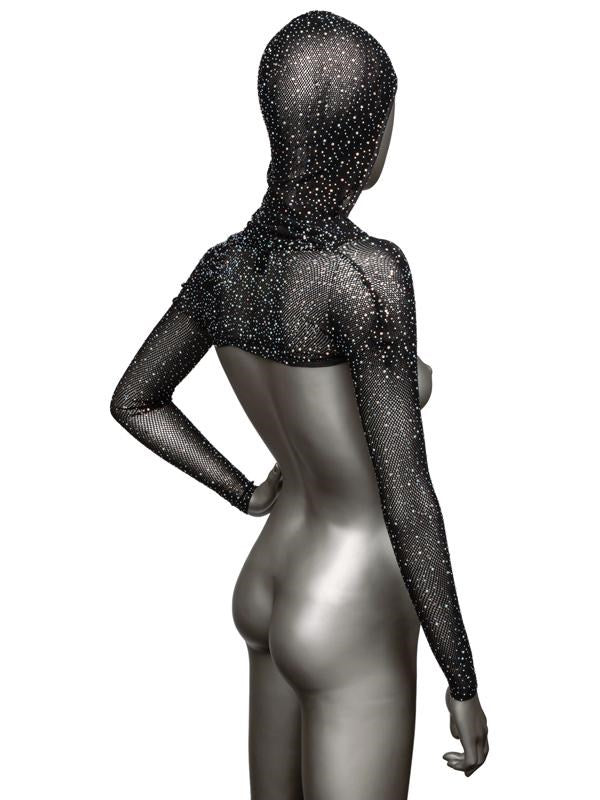 Radiance Stylish & Versatile Hooded Shoulder Shrug - - Wigs and Gloves