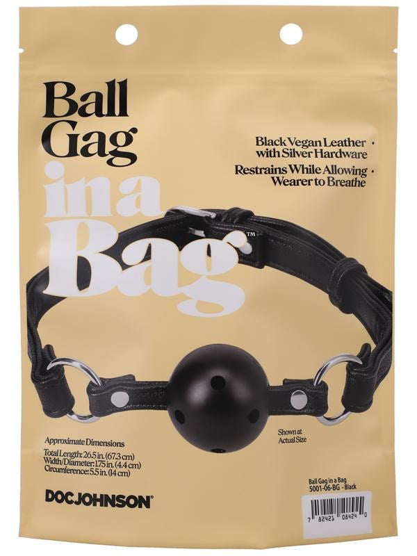 Doc Johnson BDM Play Ball Gag In A Bag - - Bondage Gags and Bits