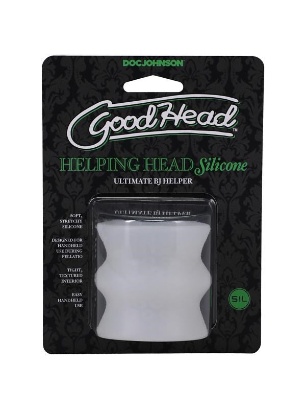 Doc Johnson's GoodHead Helping Head Silicone Mini Stroker - - Masturbators and Strokers