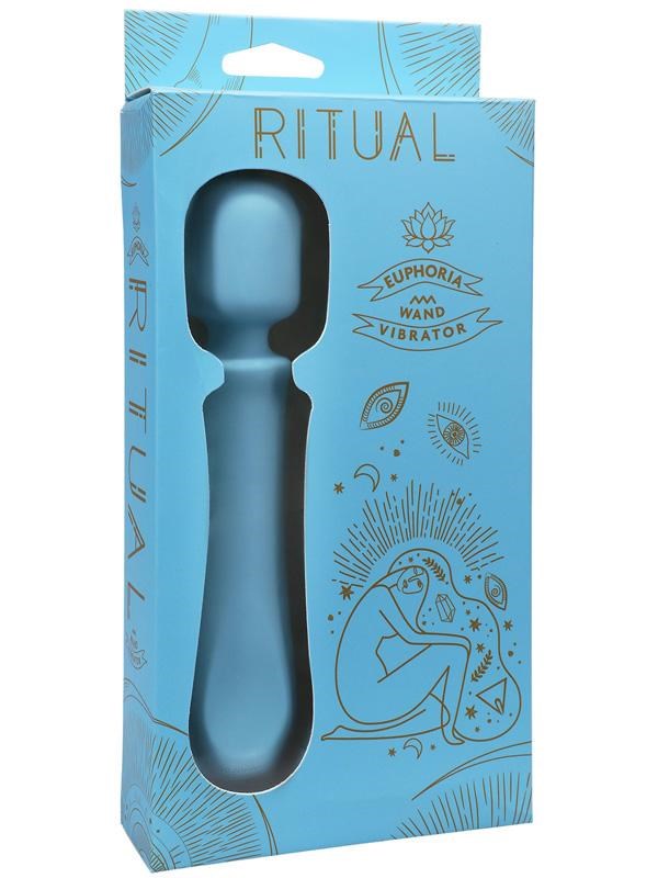 RITUAL Euphoria Rechargeable Silicone Body Wand Vibrator - - Body Wands