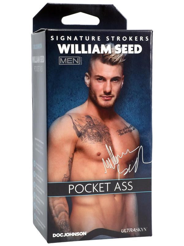 Signature Strokers William Seed ULTRASKYN Pocket Ass Stroker - - Masturbators and Strokers