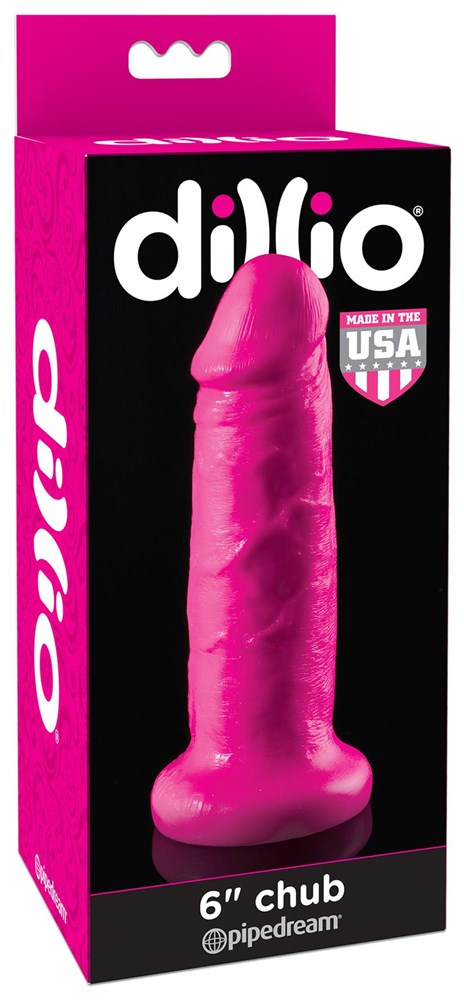 Dillio 6 inch Chub Suction Cup Realistic Dildo - - Realistic Dildos