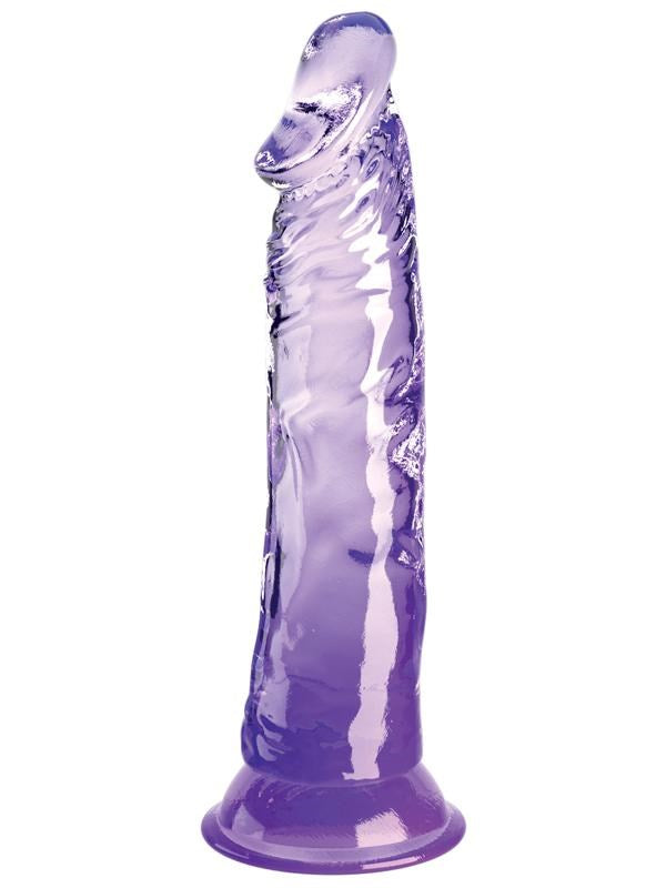 King Cock Clear 8 Inch Translucent & Realistic Dildo - - Realistic Dildos